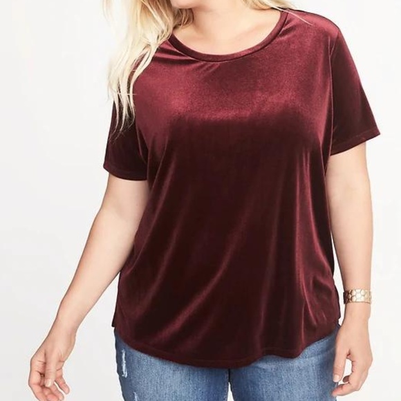 Old Navy Tops - Old Navy Plus-Size Velvet Top New